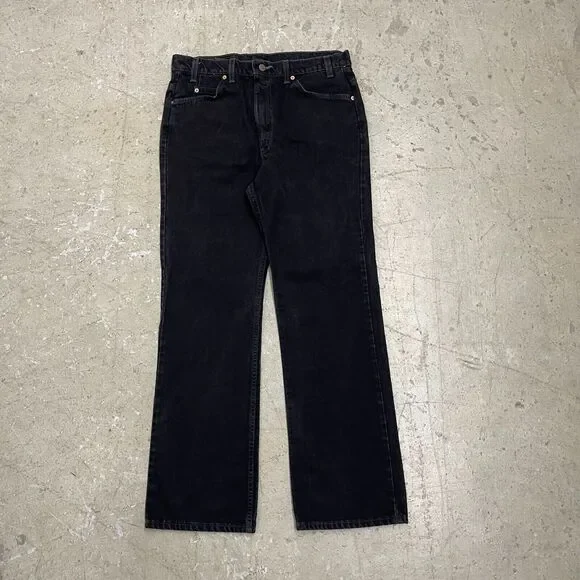 Levi's | Jeans | Vintage Levis Jeans 38x32 36x3 Black Denim